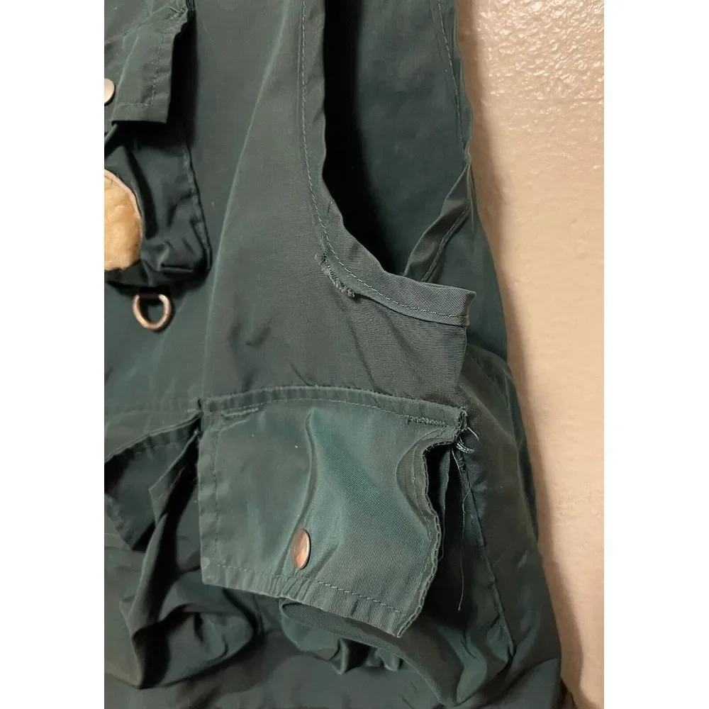 Vtg Western Trails Hunting‎ Fishing Outdoor Vest Green Bend OR Pockets Men's L